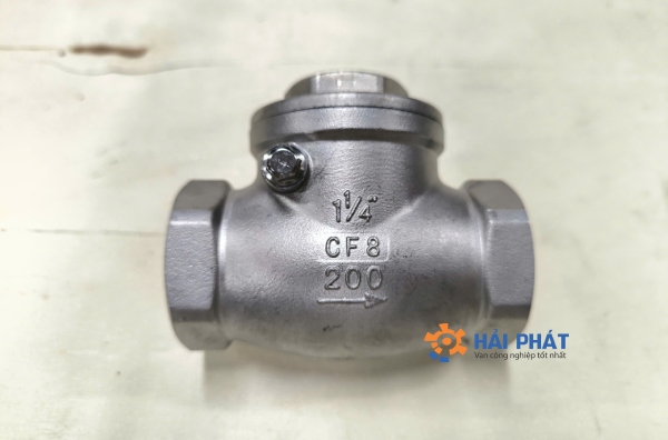 van một chiều lá lật inox dn32