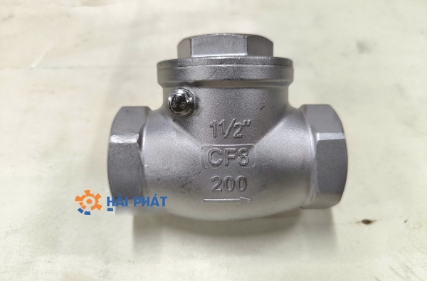 van 1 chiều inox lắp ren dn40