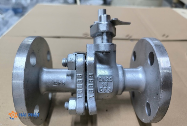 van bi mặt bích dn20