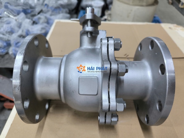 van bi mặt bích dn65