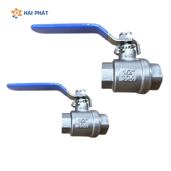 van bi inox nối ren 2pc dn15