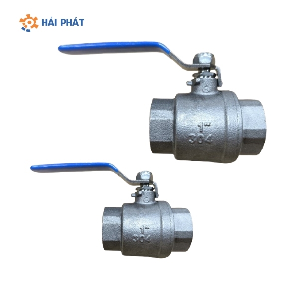 van bi inox nối ren 2pc dn25