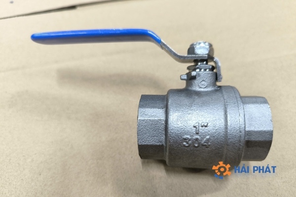van bi inox lắp ren 2pc dn25