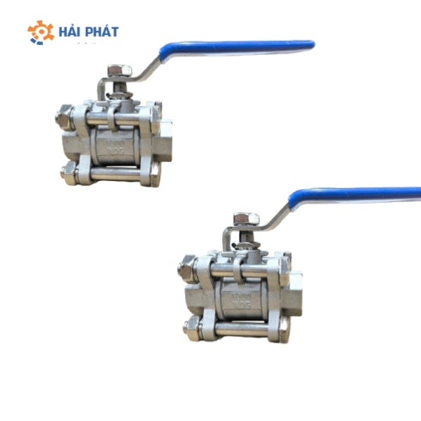 van bi inox nối ren 3pc dn15