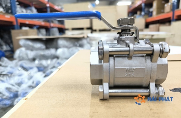 van bi inox lắp ren 3pc dn32