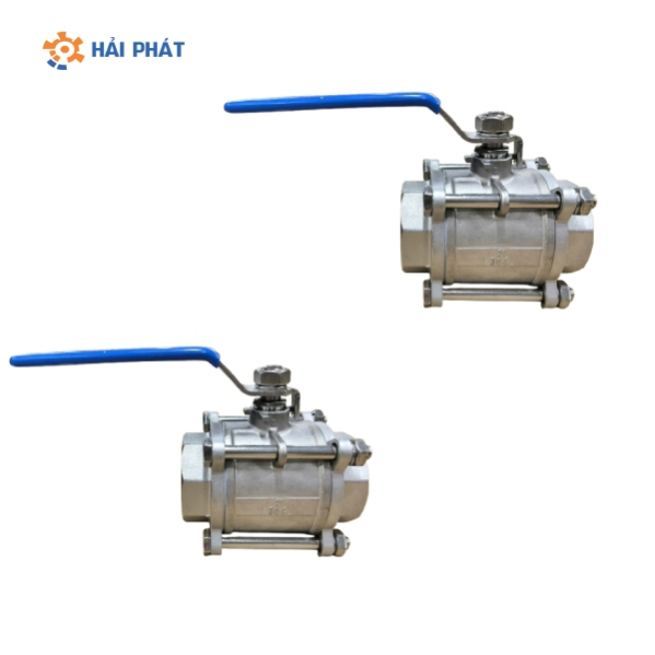 van bi inox nối ren 3pc dn50