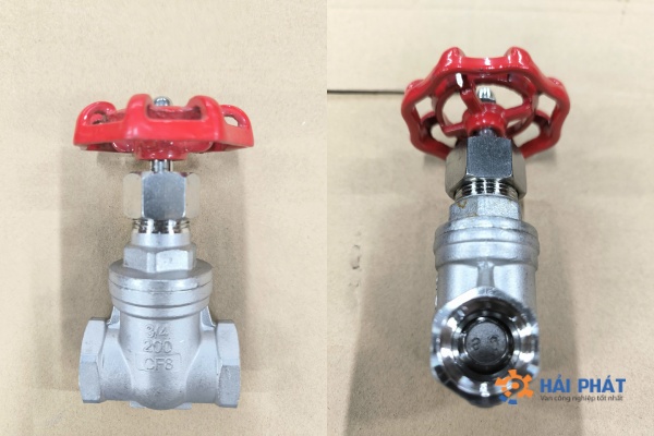 van cổng inox nối ren dn20