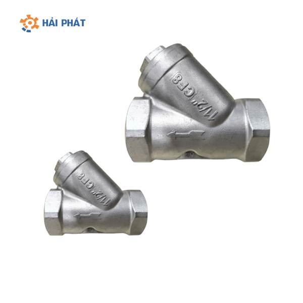 y lọc inox nối ren dn40