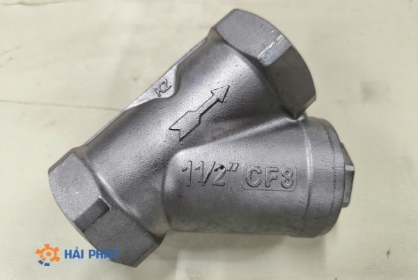 lọc y inox lắp ren dn40