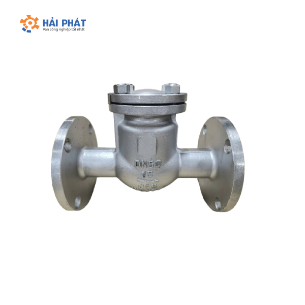 van-1-chieu-inox-bich-dn50-1 van 1 chiều lá lật mặt bích DN50