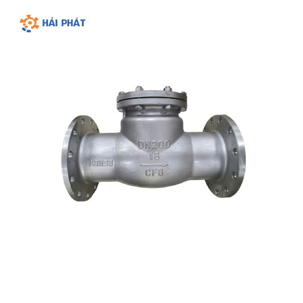 van 1 chiều inox nối bích dn200