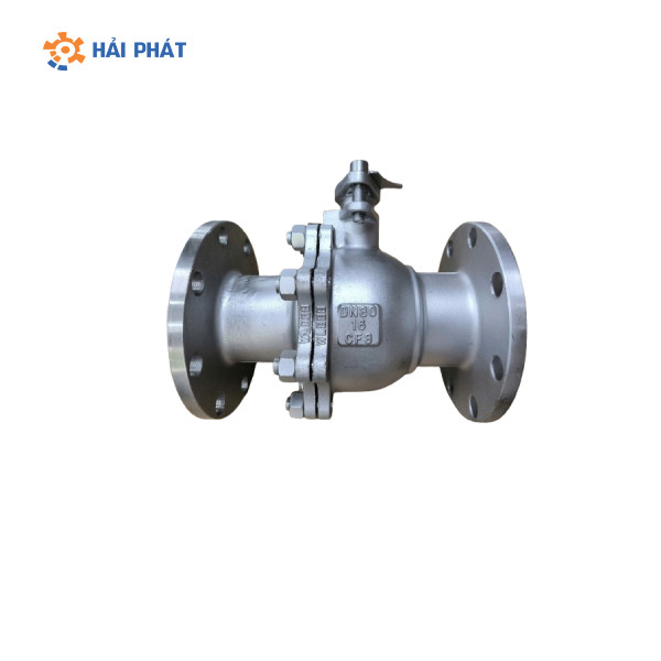 van bi inox mặt bích dn80