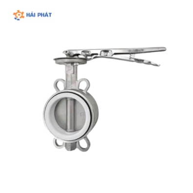 van bướm inox tay gạt dn150
