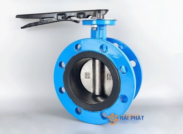 van bướm mặt bích tay gạt