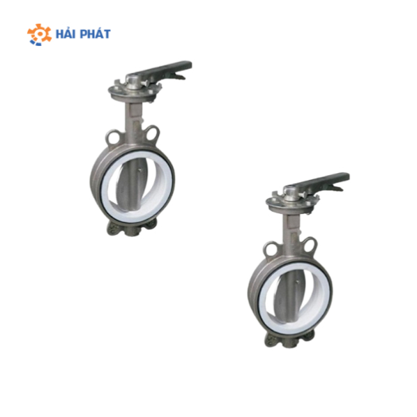 van bướm inox tay gạt dn125