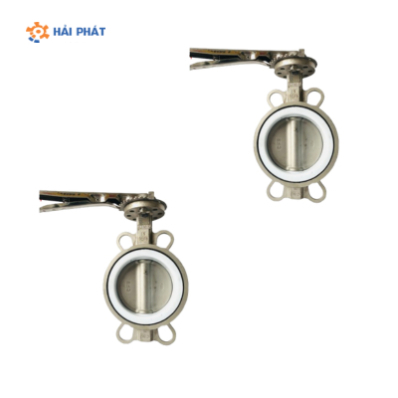 van bướm tay gạt inox dn200