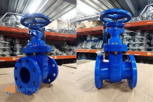 Van cổng gang ty chìm