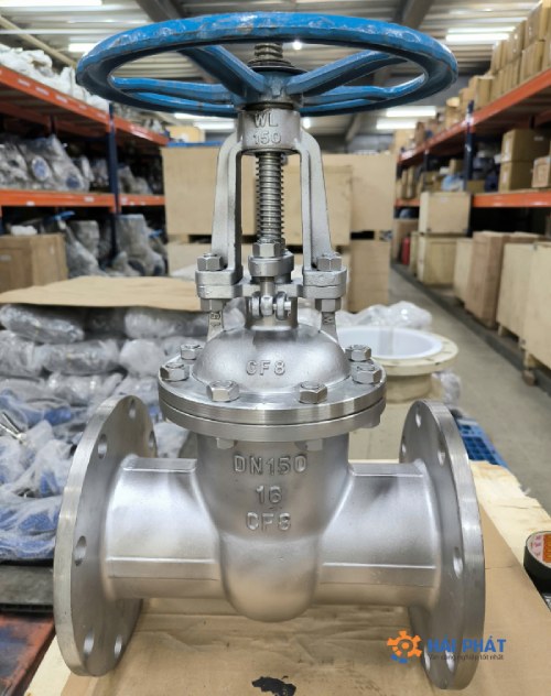 van cổng inox bích dn150