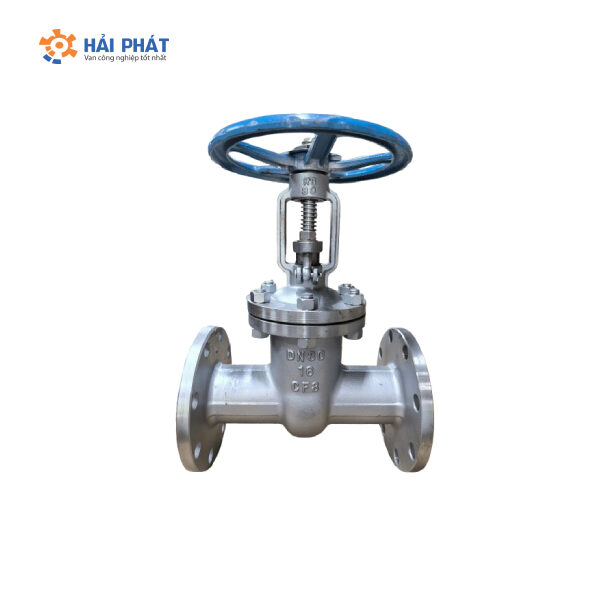 van cổng ty nổi inox mặt bích dn80