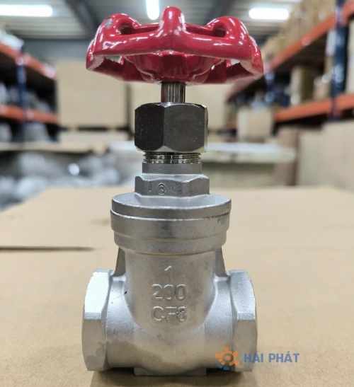 van cổng inox nối ren