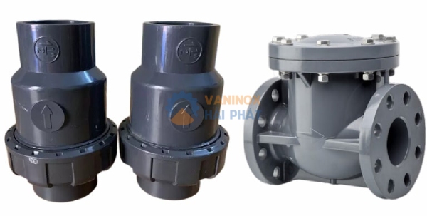 van nước 1 chiều nhựa