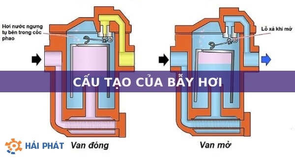 cấu tạo của bẫy hơi