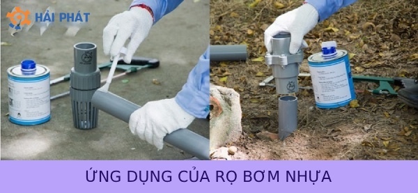 ứng dụng của rọ bơm nhựa