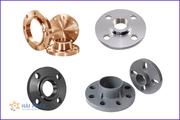 phân loại flange theo chất liệu