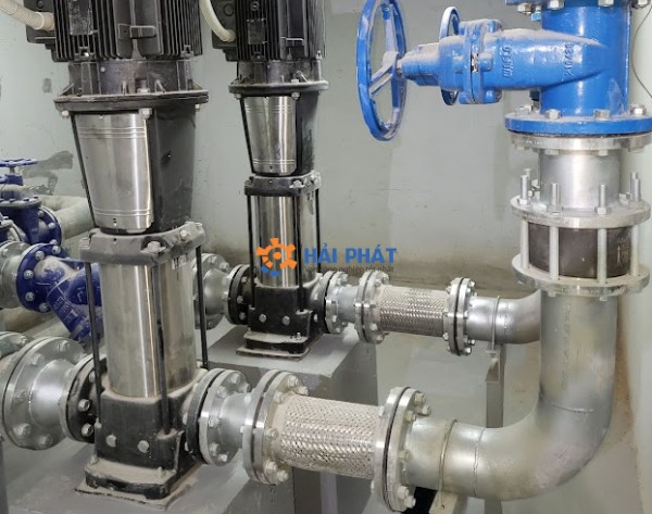 ứng dụng khớp nối mềm inox