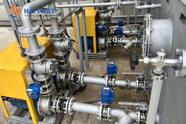 ứng dụng van bướm điện