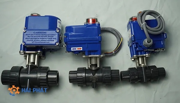 van bi nhựa điều khiển điện on off