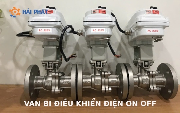 giá van bi điều khiển điện on off