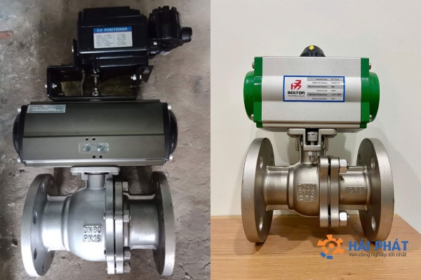 van bi mặt bích khí nén là gì