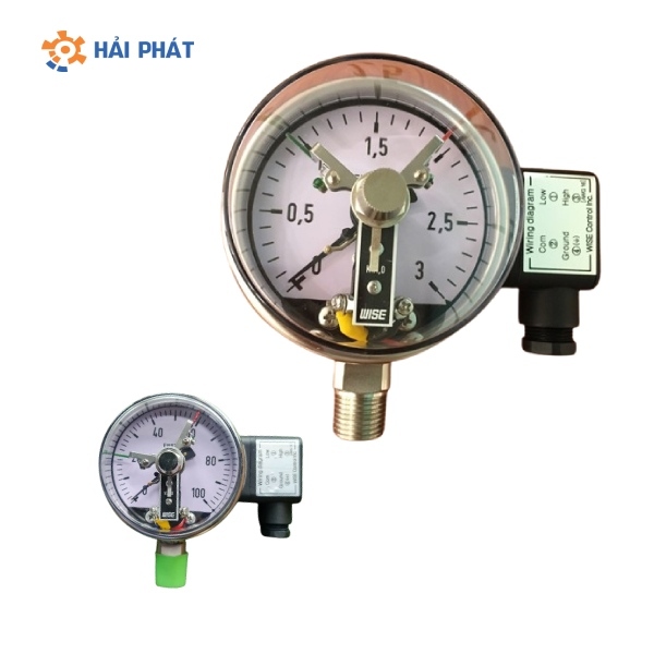 đồng hồ đo áp suất 3 kim