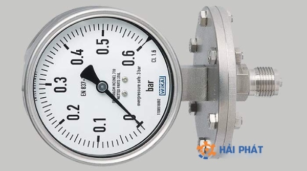 đồng hồ áp suất dạng màng wika