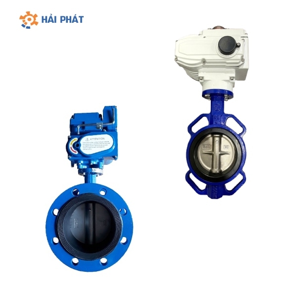 van bướm gang điều khiển điện