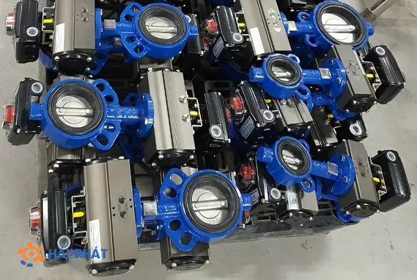 đặc điểm van bướm khí nén tác động kép