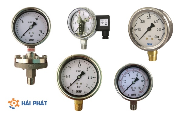 các loại đồng hồ áp suất nước