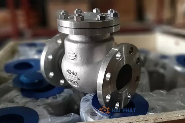 van 1 chiều inox mặt bích