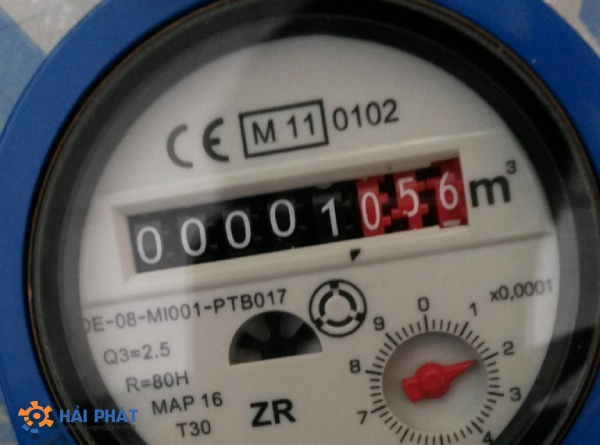 cách đọc đồng hồ nước 8 số