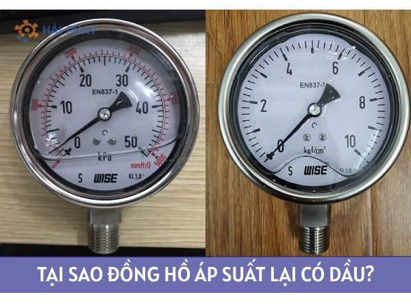 Giải đáp: Tại sao đồng hồ đo áp suất lại có dầu?
