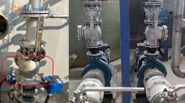 ứng dụng van 1 chiều lá lật