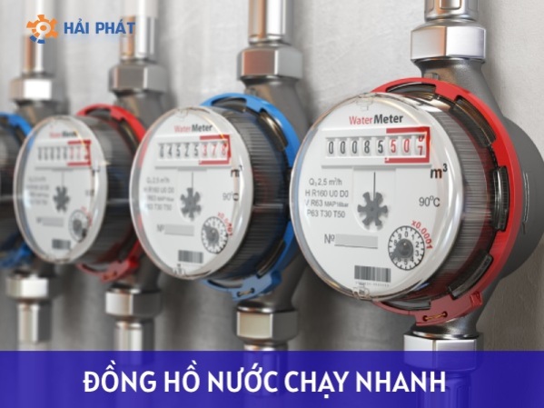 nguyên nhân đồng hồ nước chạy nhanh