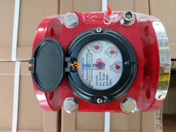 đồng hồ nước nóng lắp bích