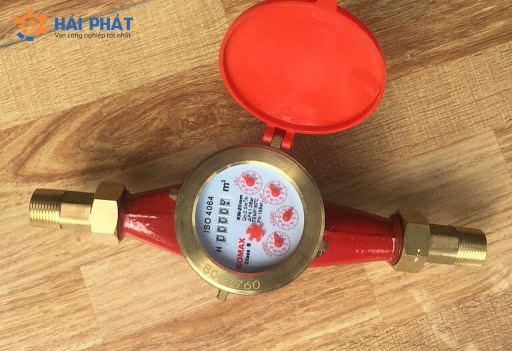 đồng hồ nước nóng nối ren