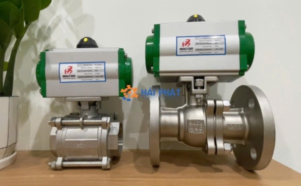 van bi điều khiển bằng khí nén