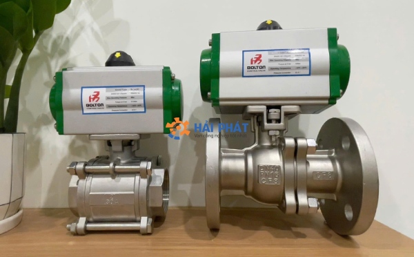 van bi điều khiển bằng khí nén