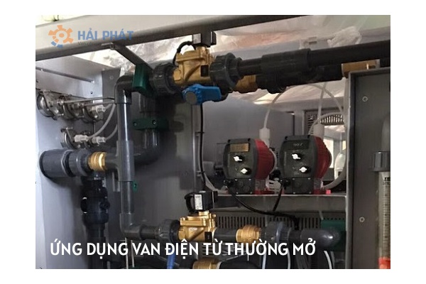 ứng dụng van điện từ thường mở