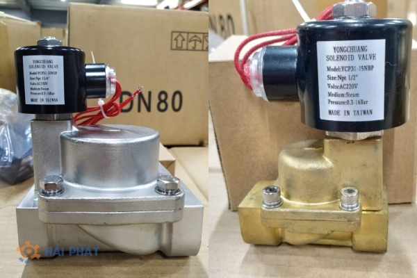 các loại van điện từ hơi nóng