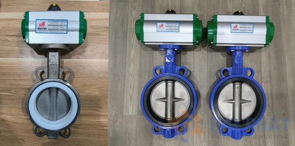 van bướm khí nén inox